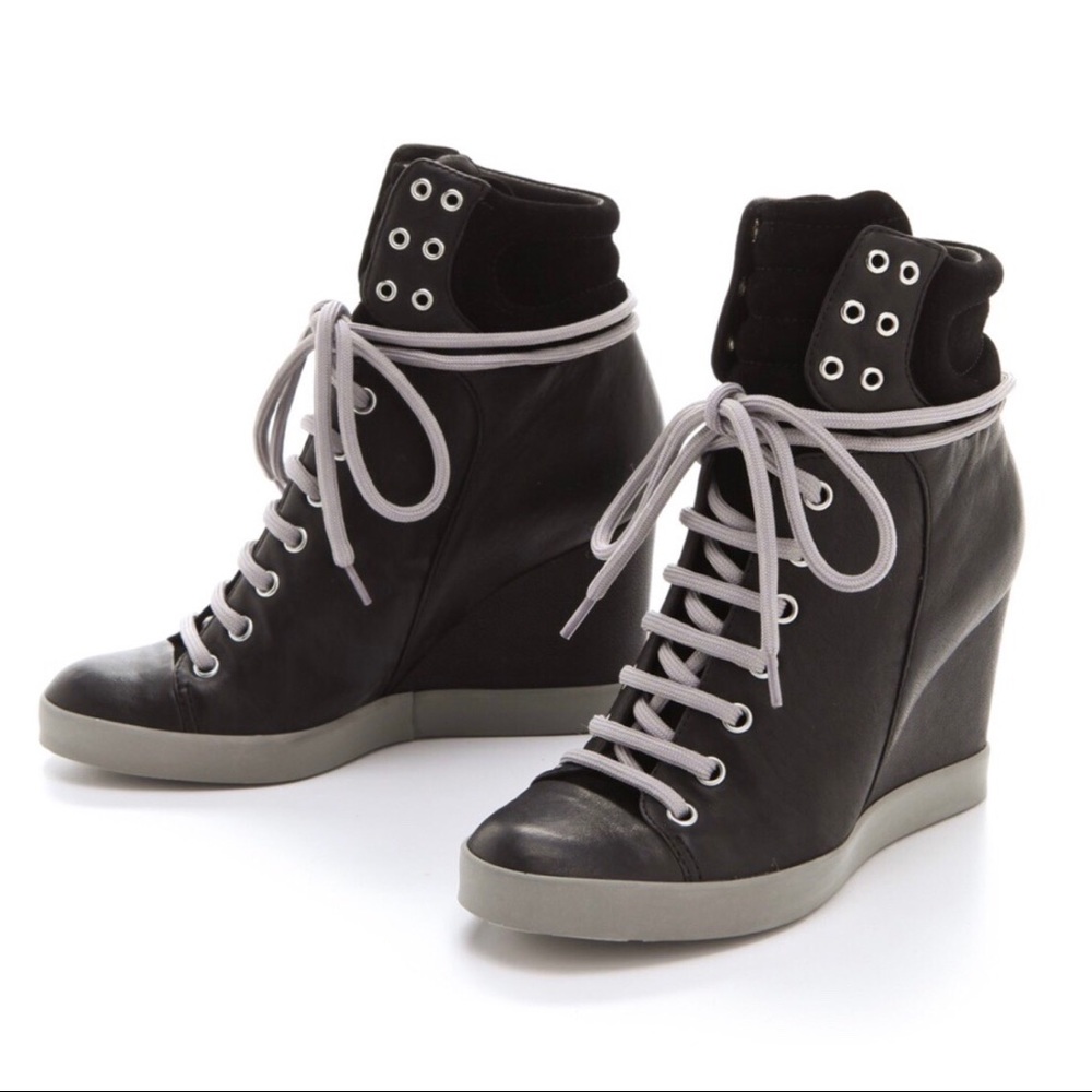 See by Chloe Lace Up Wedge Sneaker